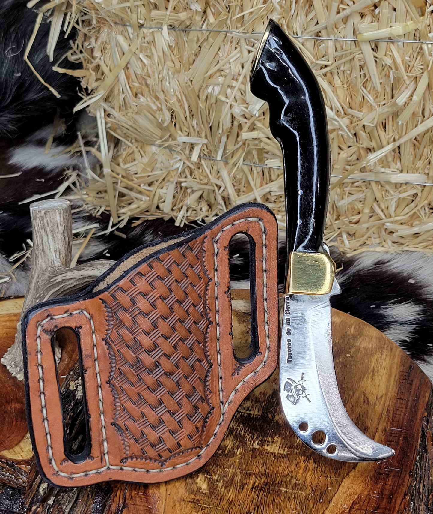 Tranchetes cuerno de toro pata de caballo