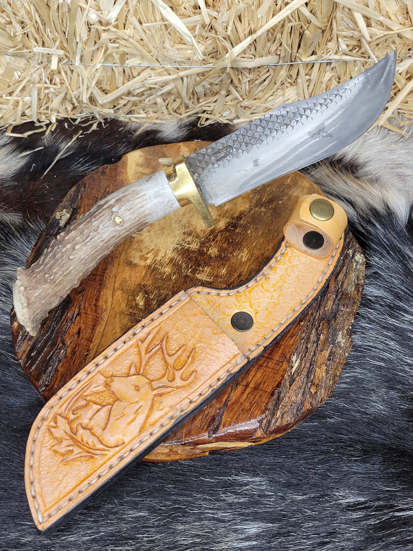 Cuchillos Escofina Roseta Cuerno De Venado