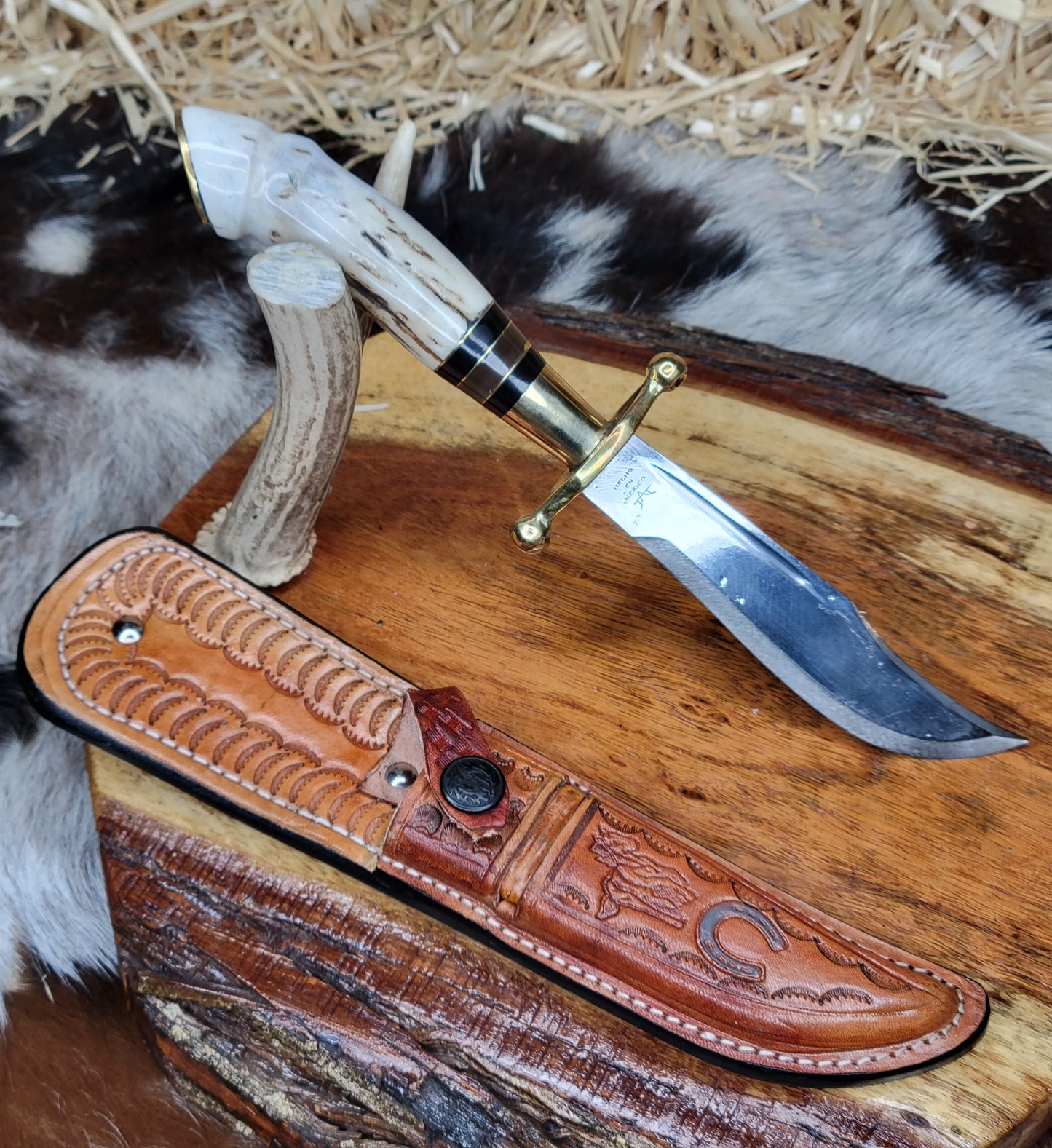 Cuchillo Pata De Caballo Cuerno de Venado