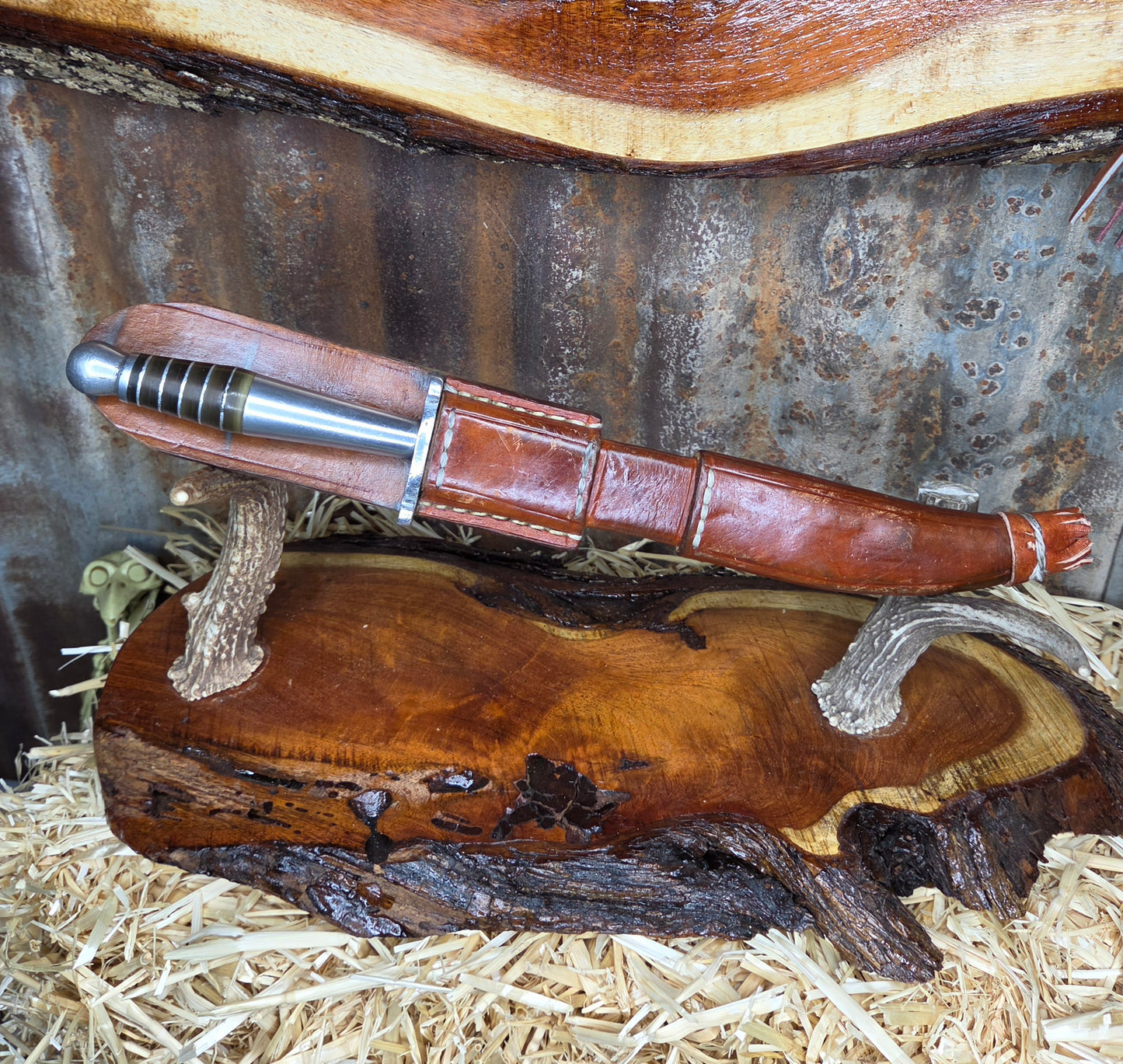 Cuchillo Antiguo torneado Bolita 98