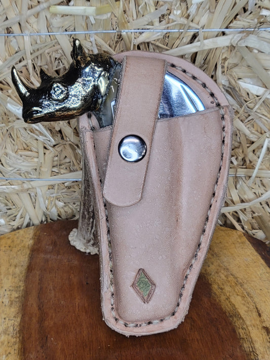 Tranchete Rinoceronte en Bronce T1