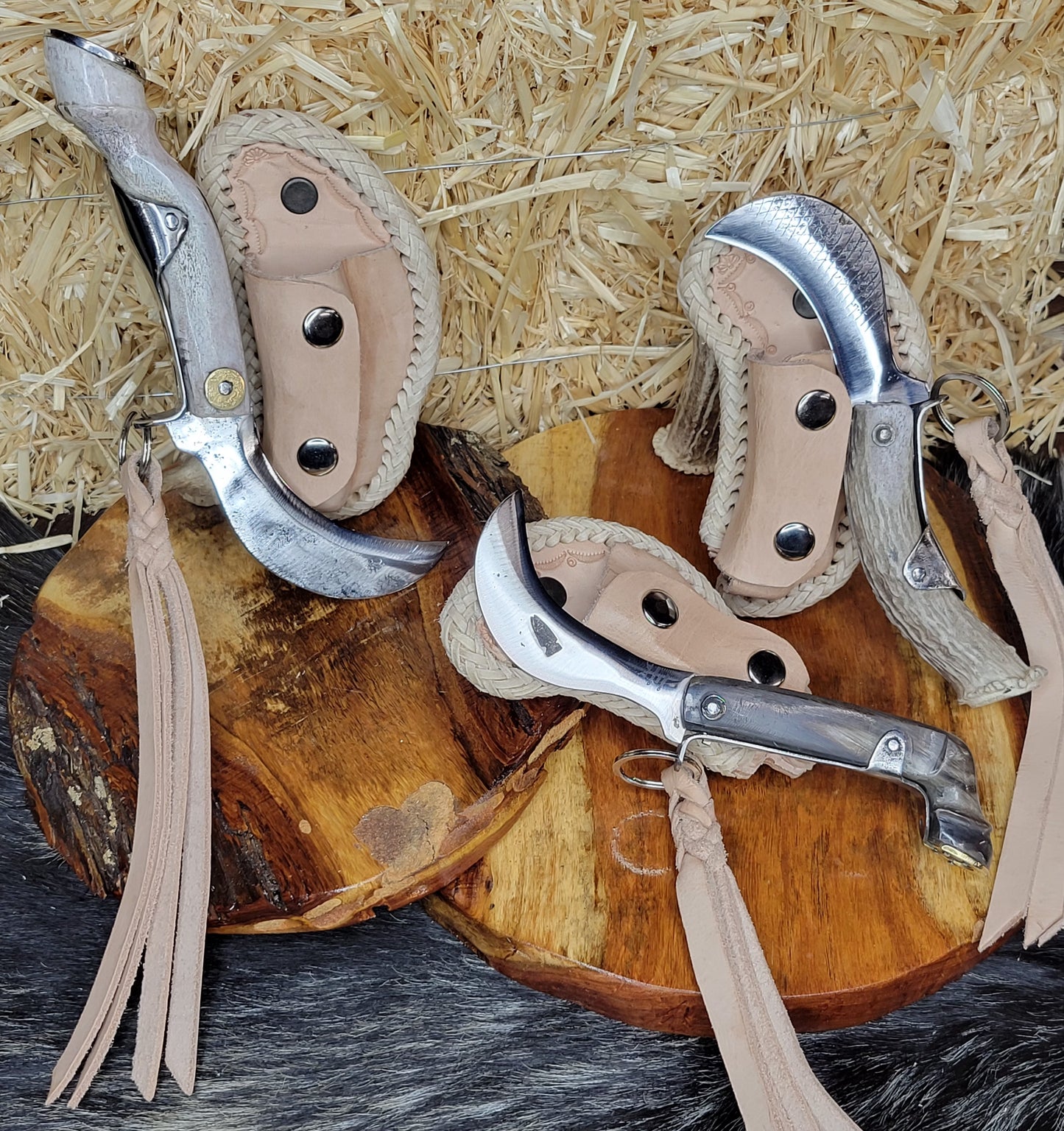 tranchetes tradicionales con pata de caballo