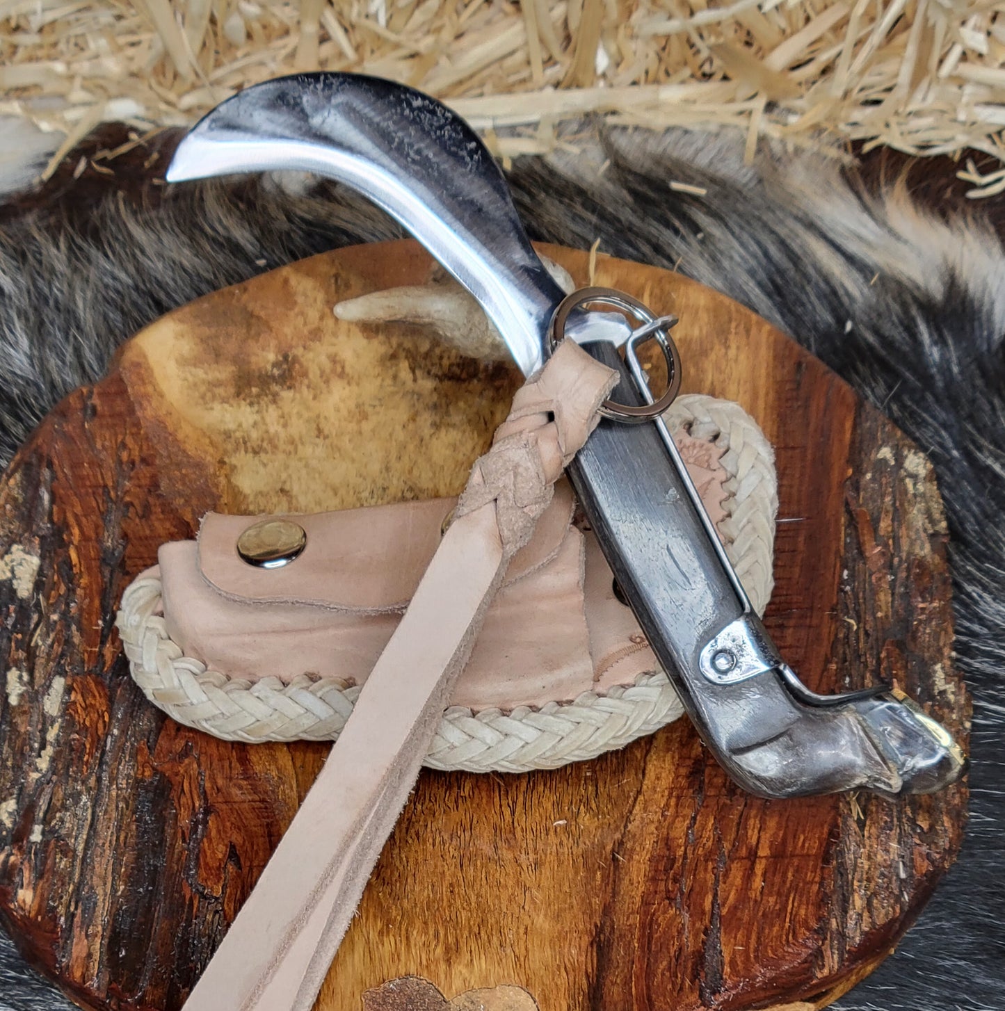 tranchetes tradicionales con pata de caballo