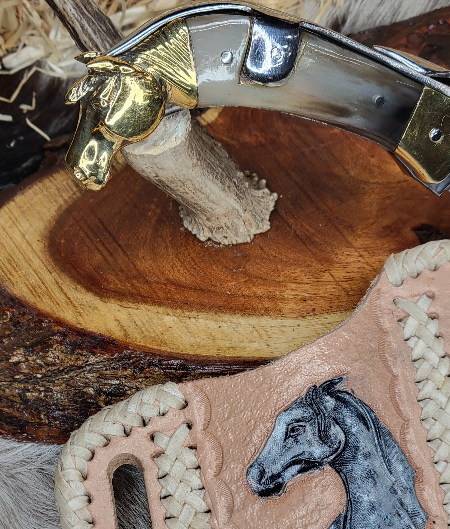 Navaja Escultura Caballo N1