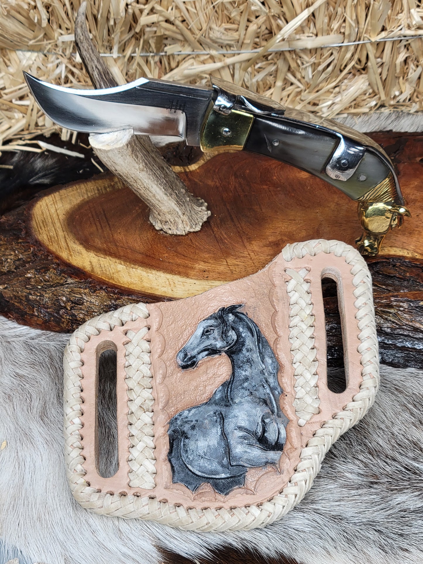 Navaja Escultura Caballo N1