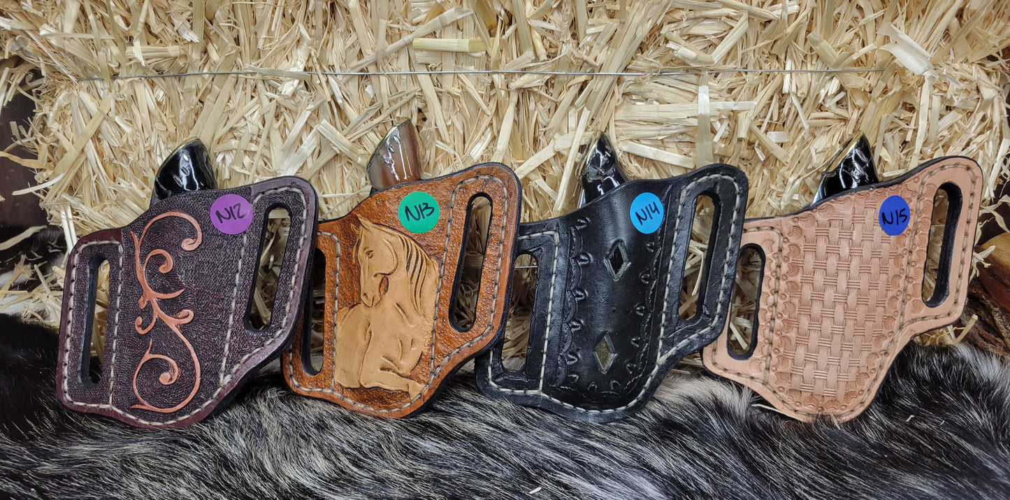 Navajas patitas De Caballo Funda Reg.