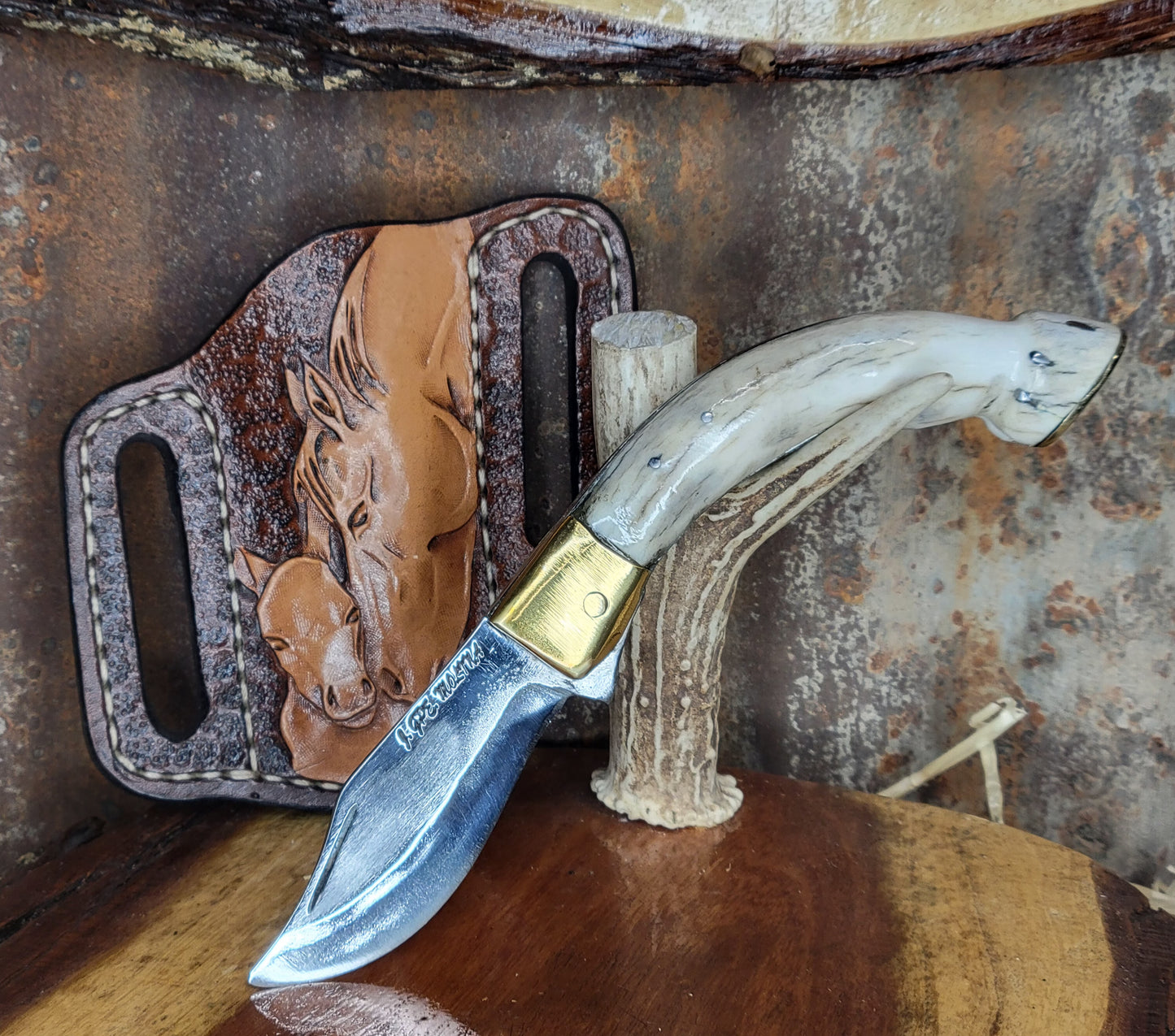 Navajas Patita De Caballo Cuerno De Venado