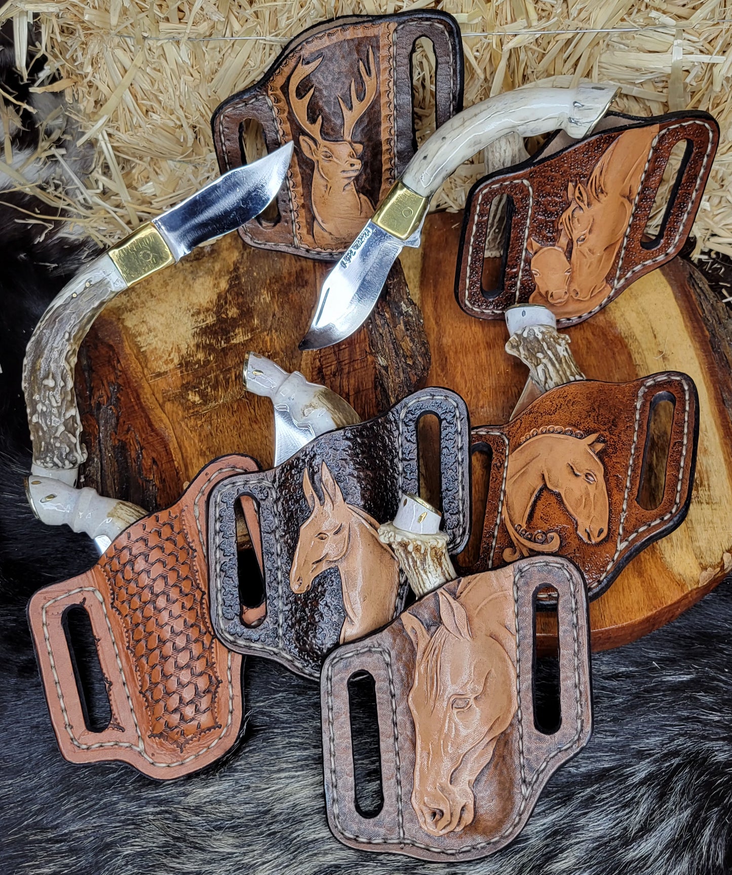 Navajas Patita De Caballo Cuerno De Venado