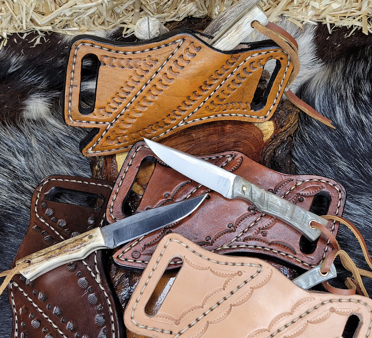 Cuchillos Doble Fundas