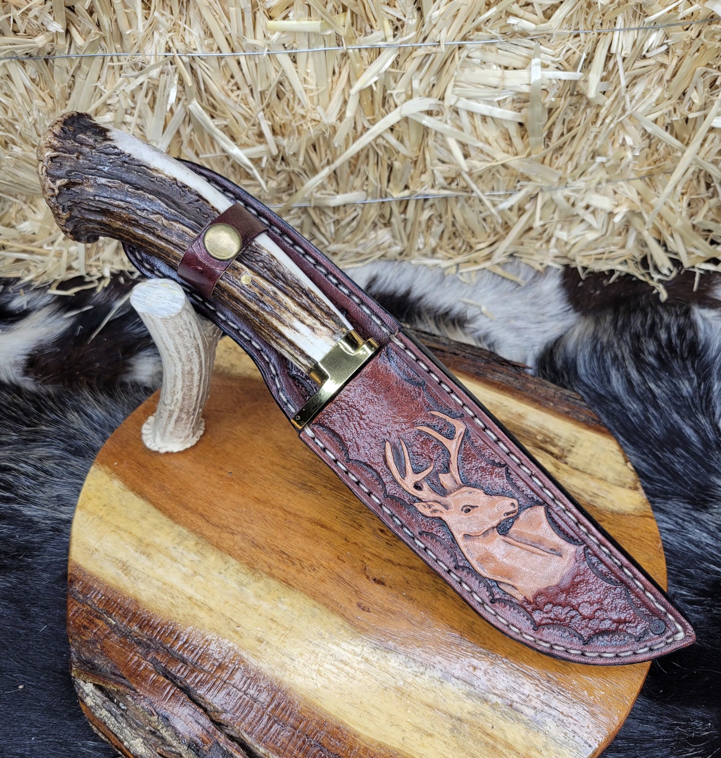 Cuchillo Escofina Roseta Cuerno de venado 2