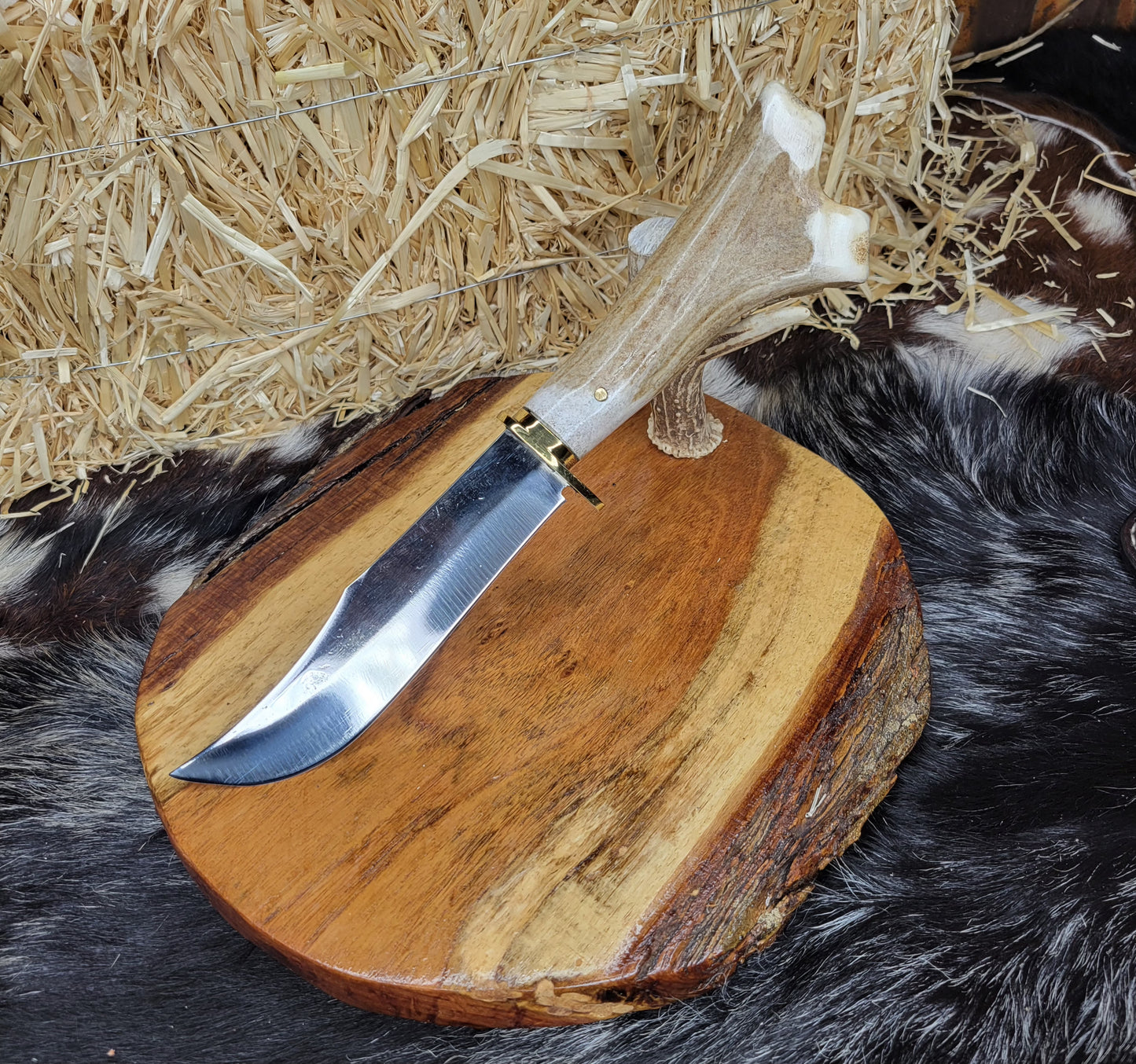 Cuchillo Apache Cuerno De Venado 1