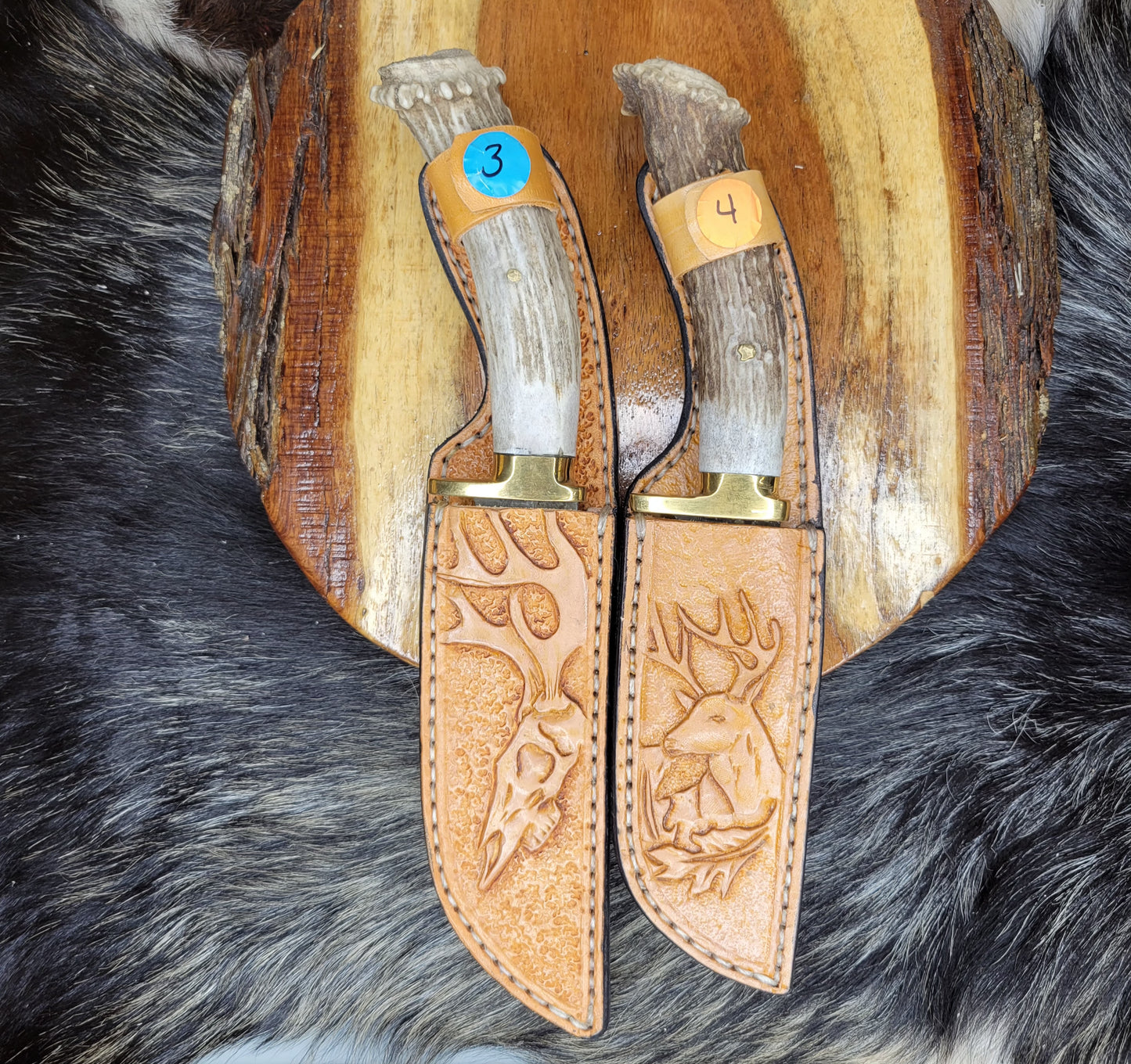 Cuchillos Escofina Roseta Cuerno De Venado