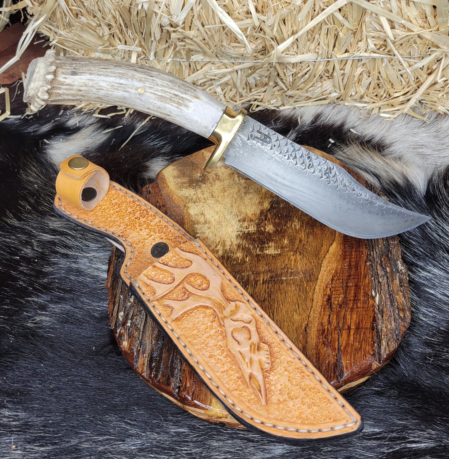 Cuchillos Escofina Roseta Cuerno De Venado