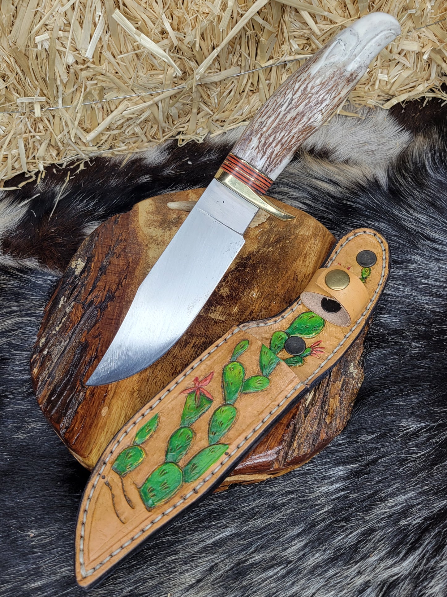 Cuchillo De Lima Aguila Cuerno De Venado 6