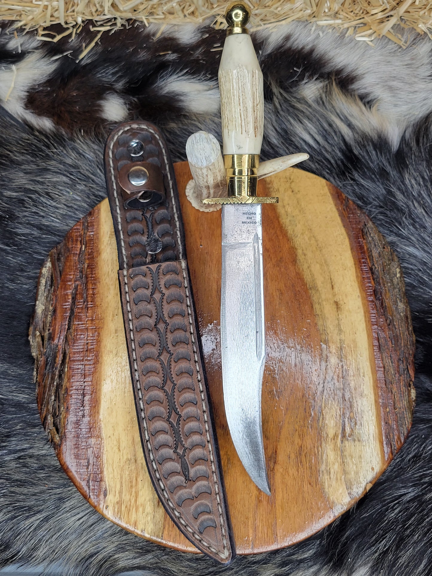 Cuchillo De Lima De Cuerno De Venado 14