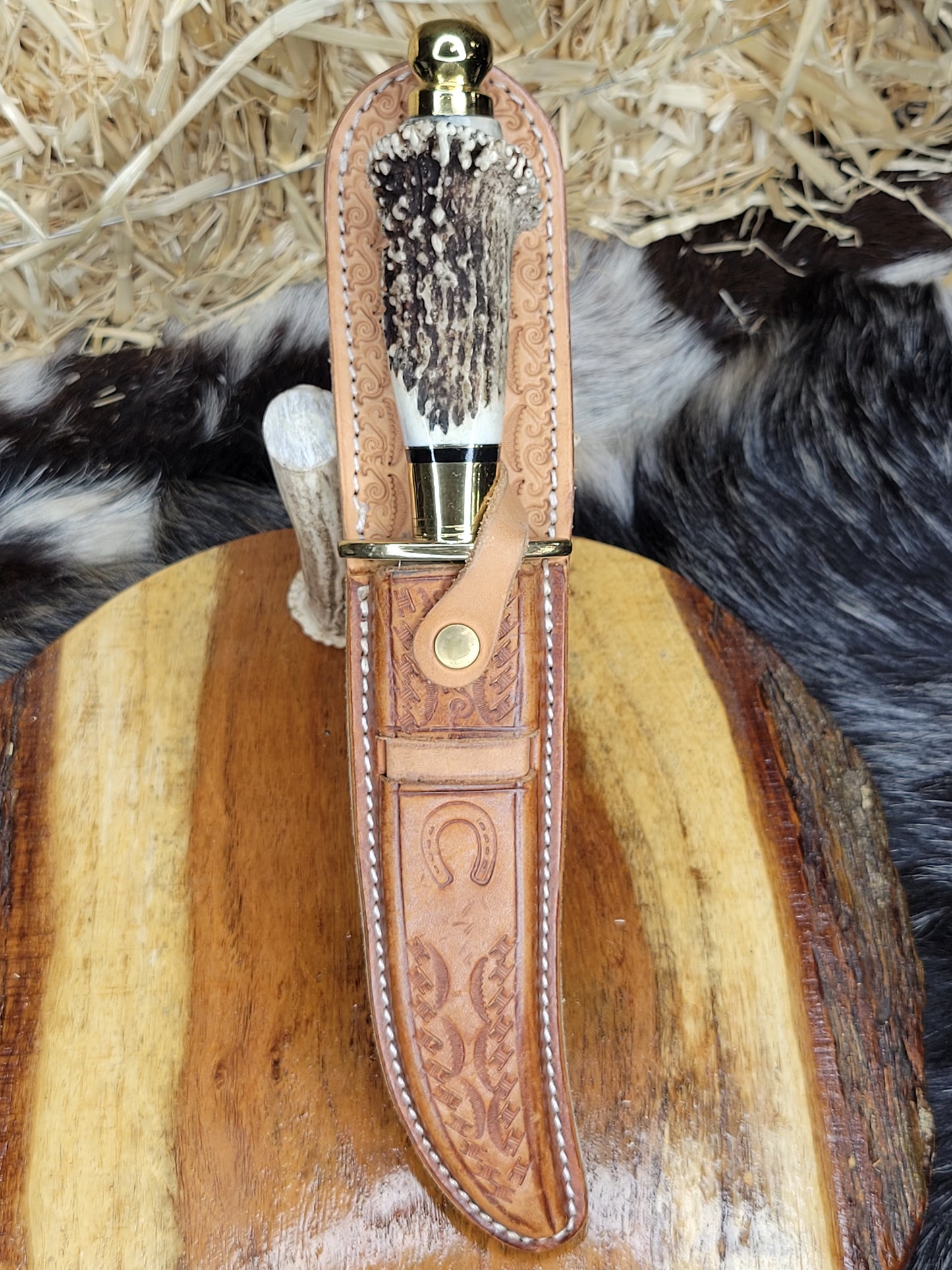 Cuchillo Roseta De Venado 17