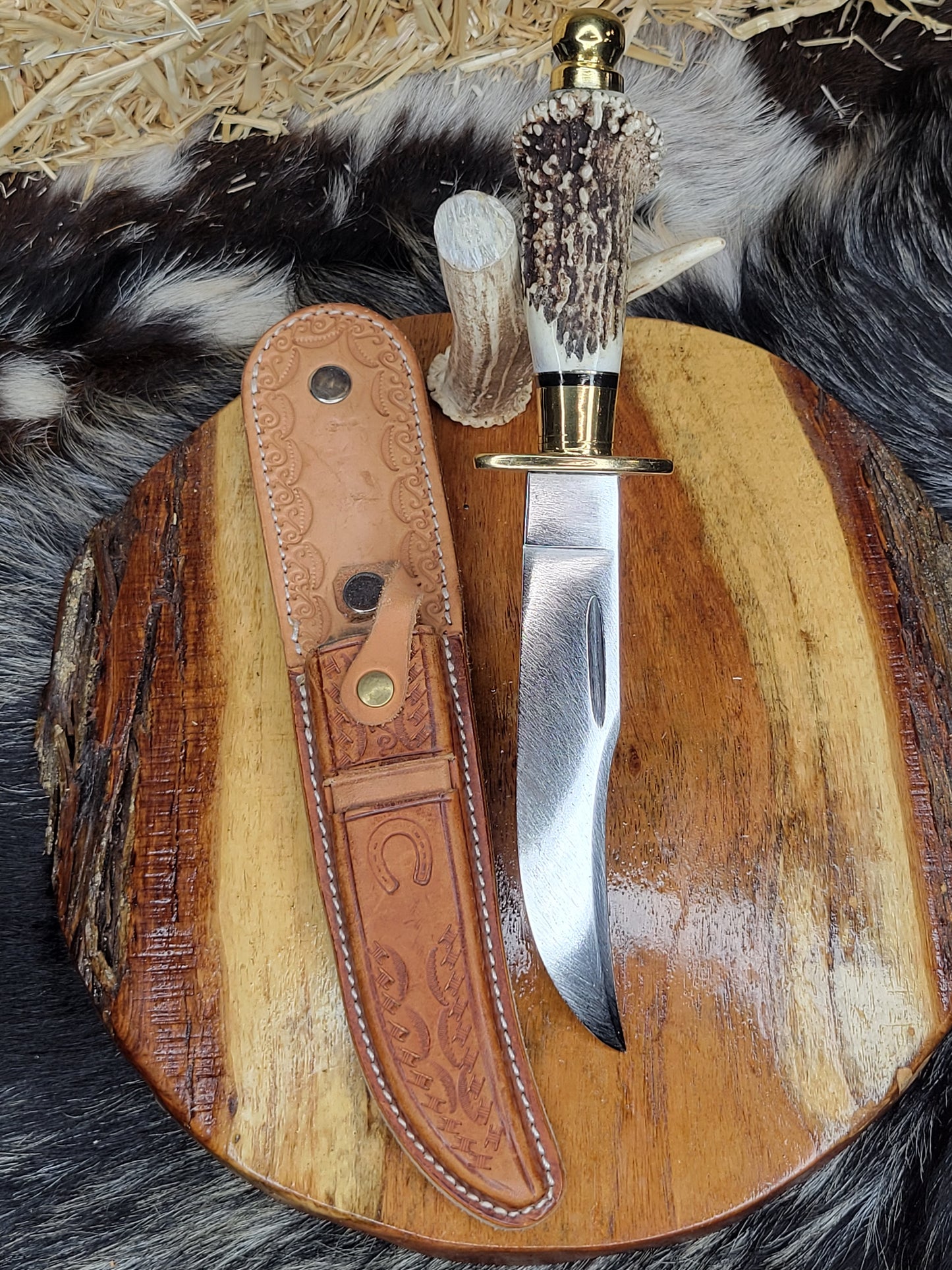 Cuchillo Roseta De Venado 17