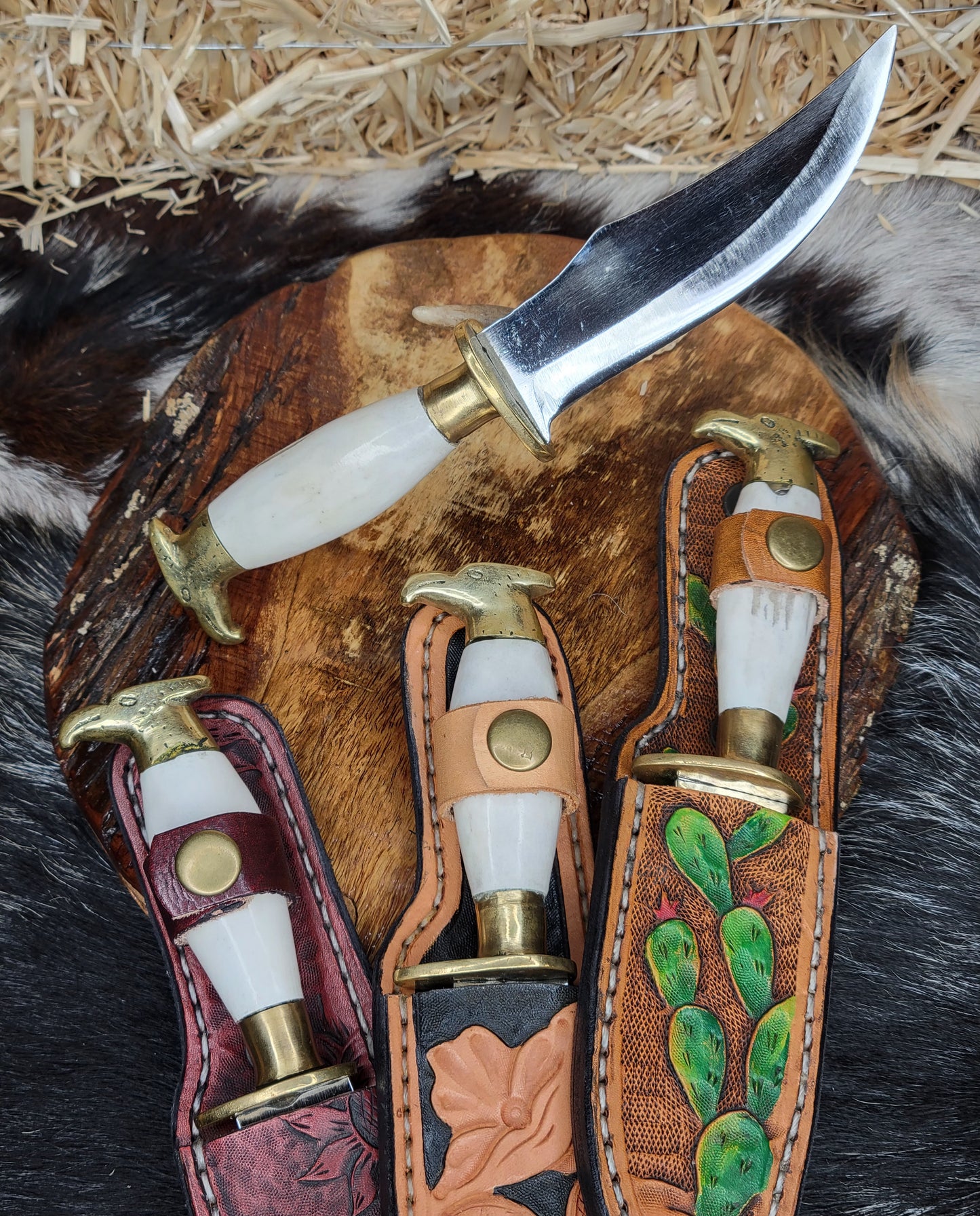 Cuchillos Cuerno De Venado Aguila