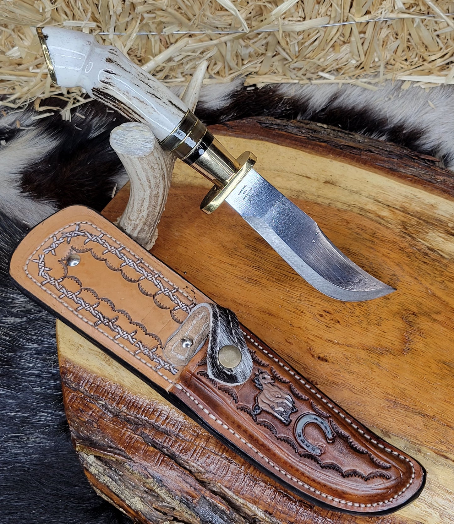 Cuchillo Pata De Caballo Cuerno de Venado