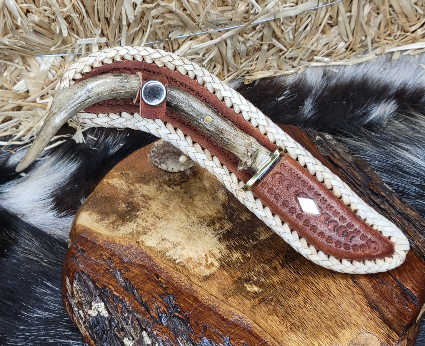 Cuchillo Punta Cuerno De Venado 76