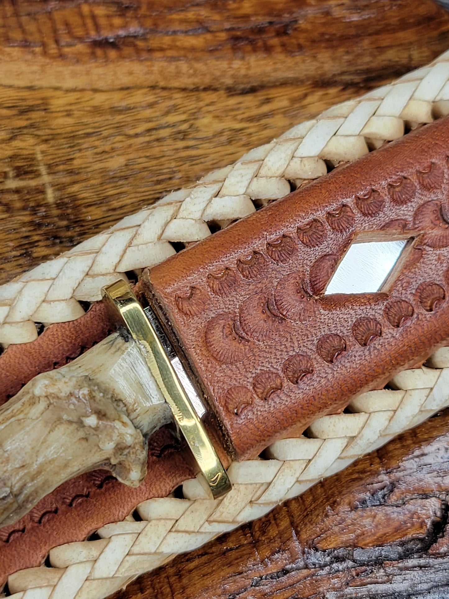 Cuchillo Punta Cuerno De Venado 76