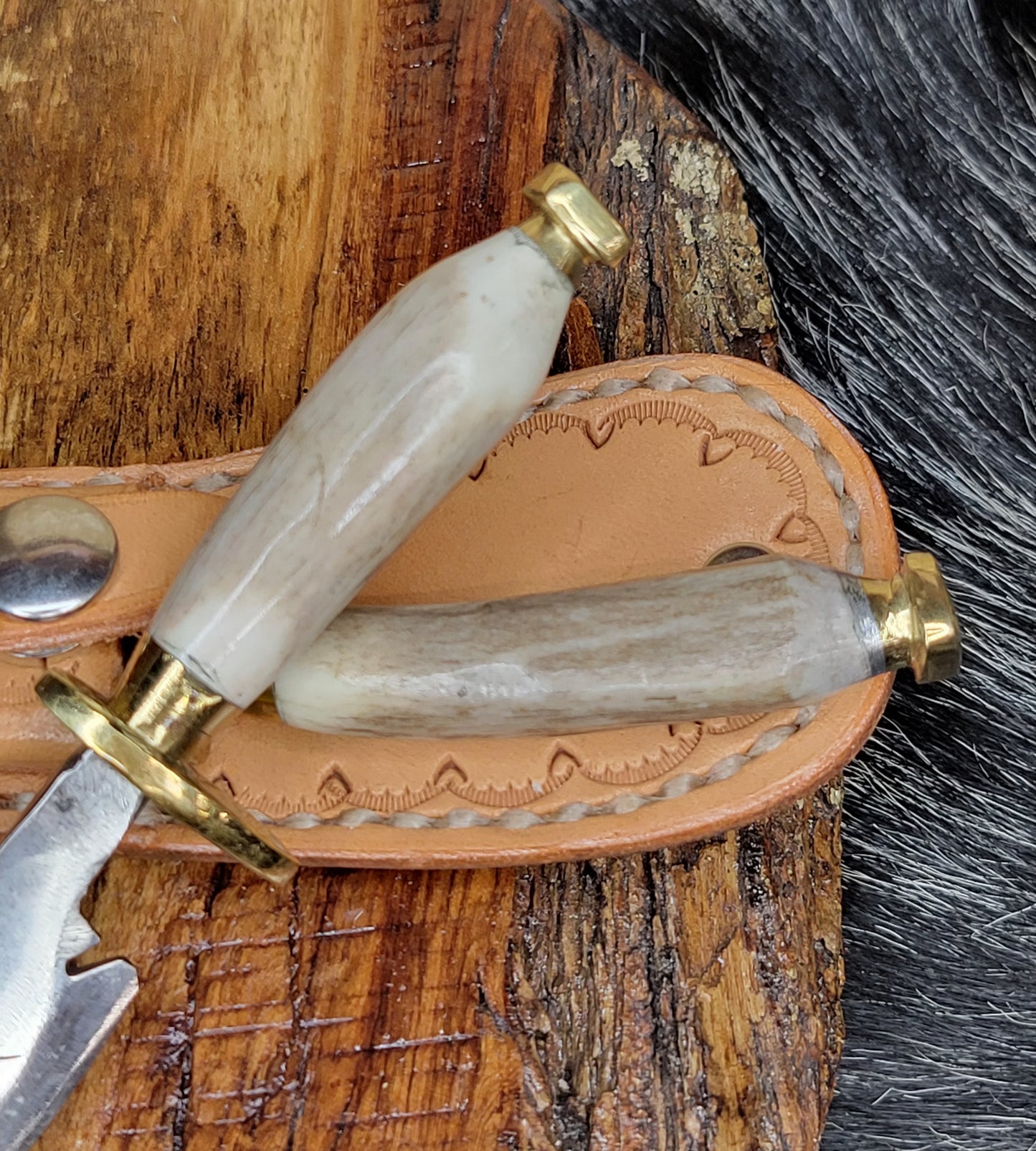 Cuchillo Pata De Gallo Cuerno De Venado