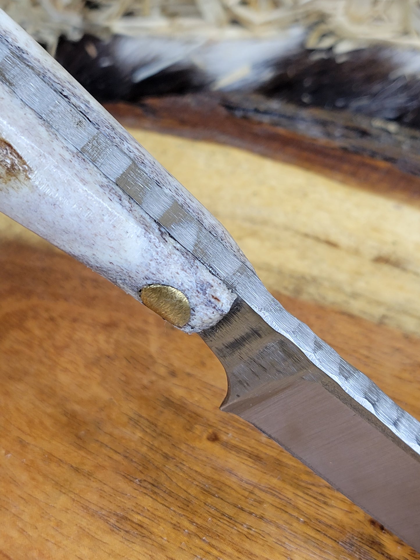 Cuchillo C3 Cuerno De Venado Doble Funda