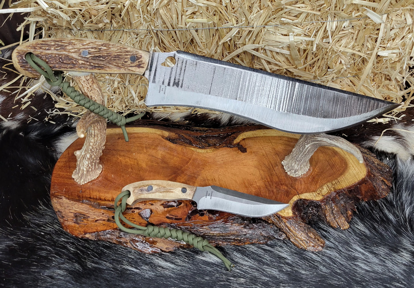 Cuchillos Doble C8 Cuerno De Venado