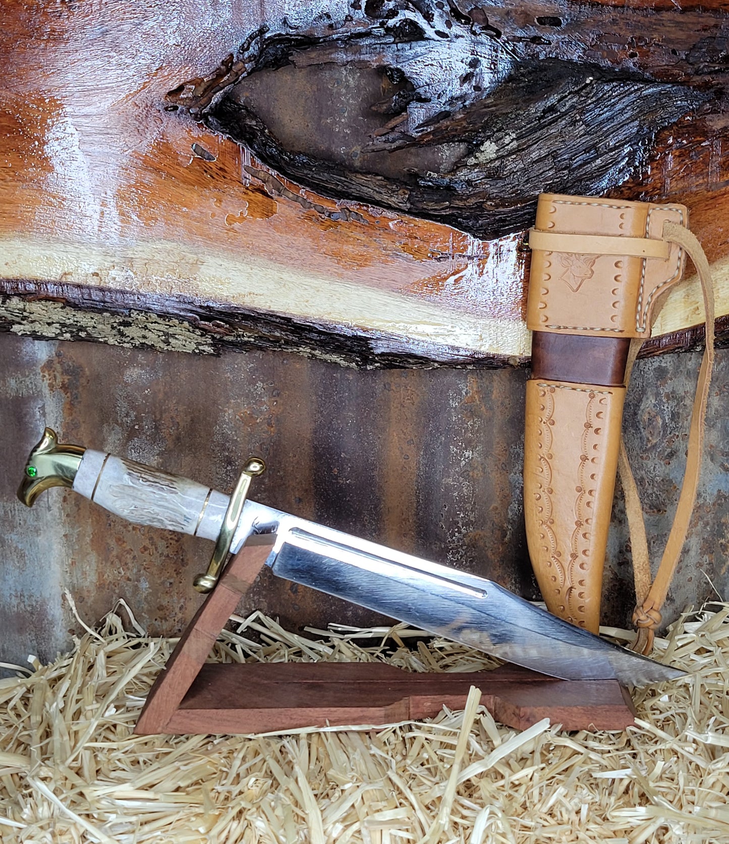 Cuchillo Aguila en Bronce 62