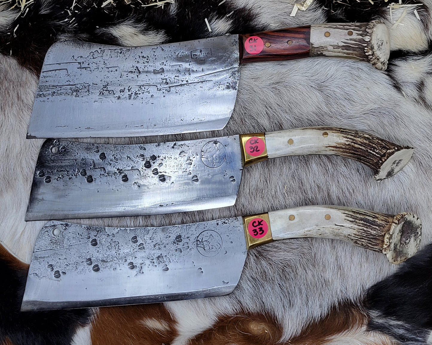 Hachas Taqueras Cuerno de Venado Surtido