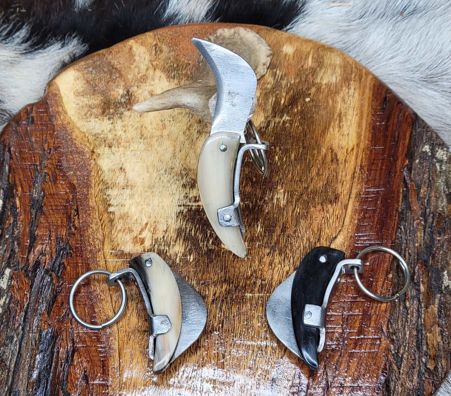 Llavero Mini Tranchete Cuerno de Toro
