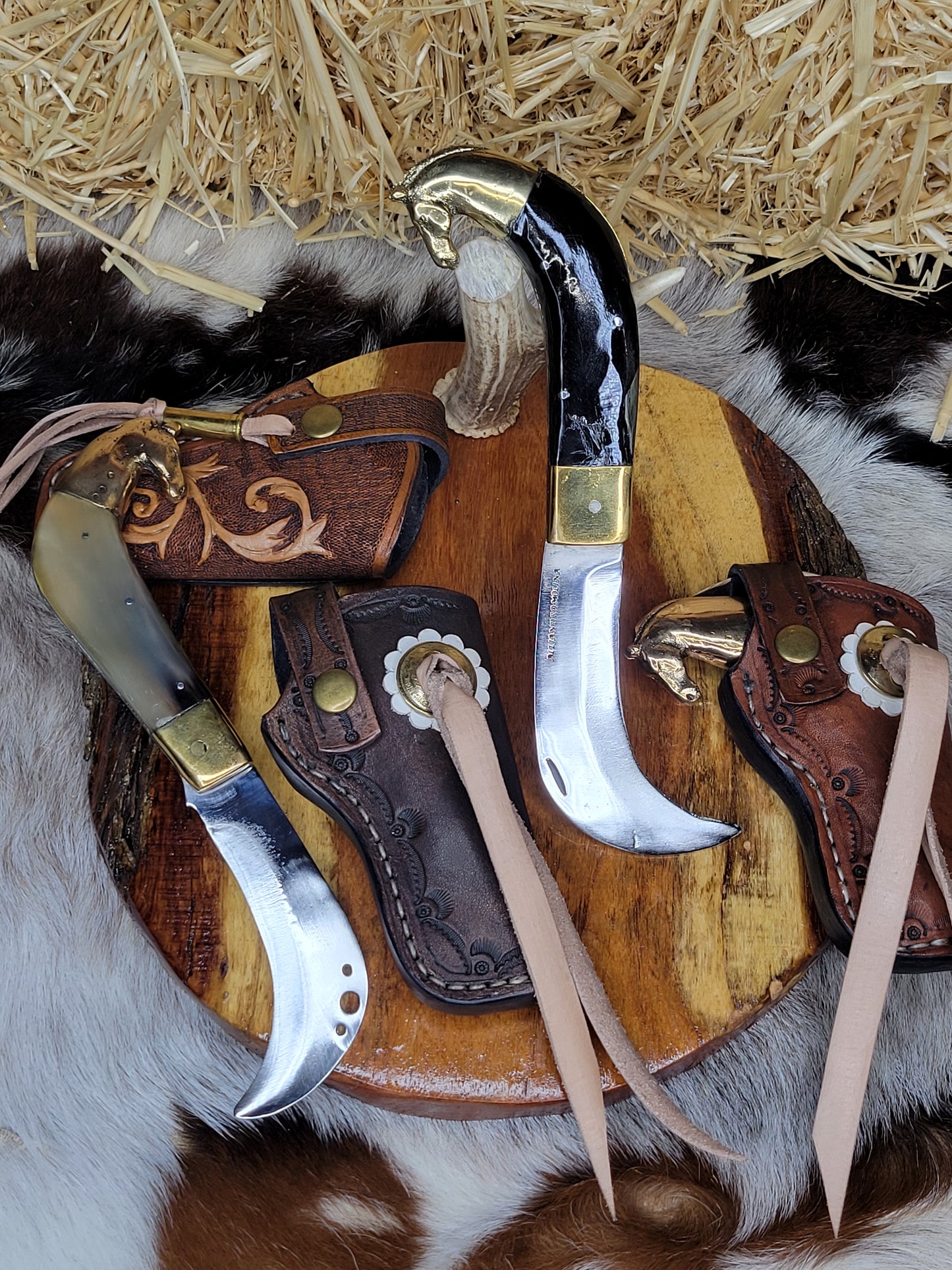 Tranchetes De Caballo Estilo Revolver