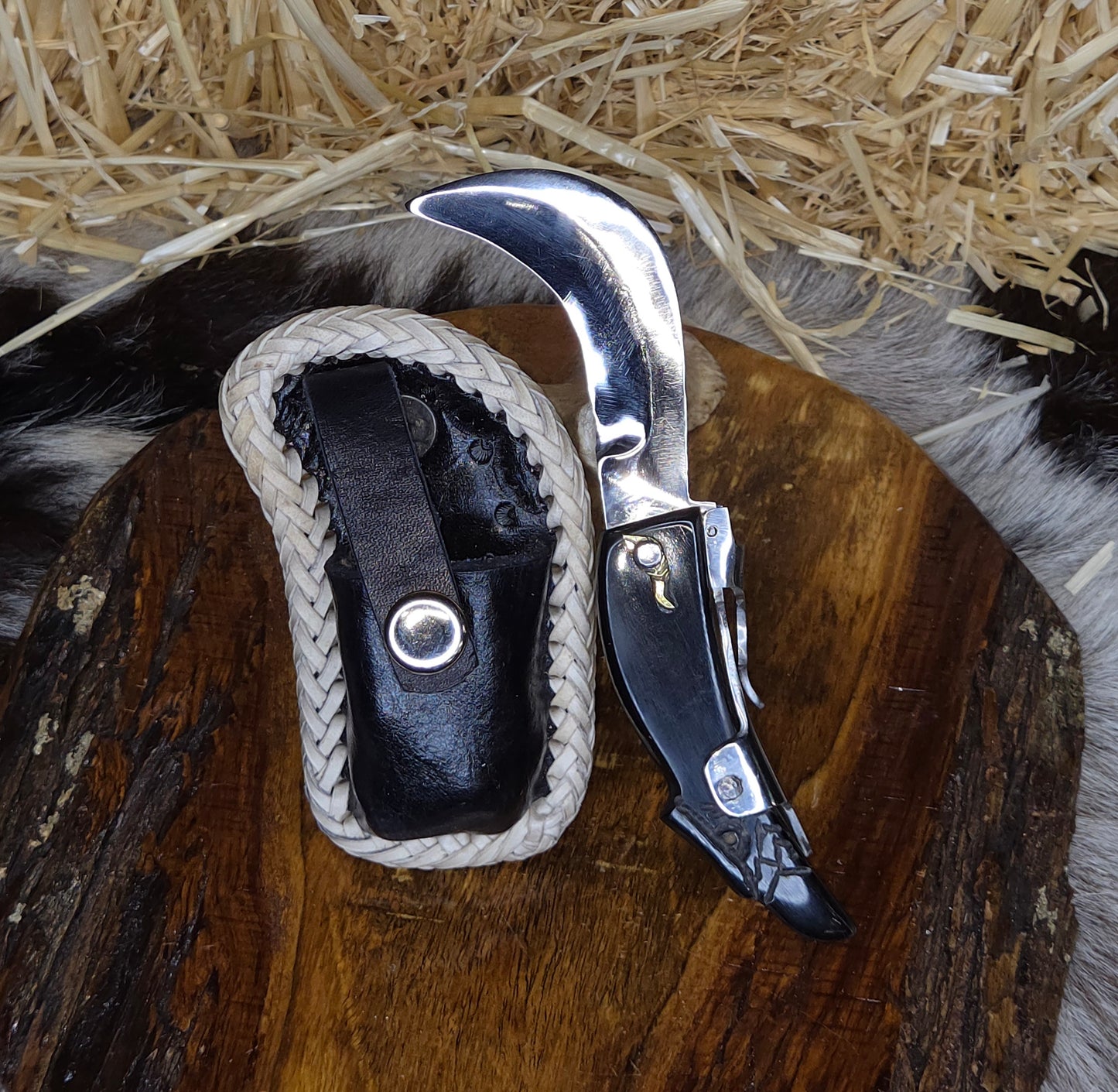 Tranchete Cuerno de Toro Cabeza de Aguila T7