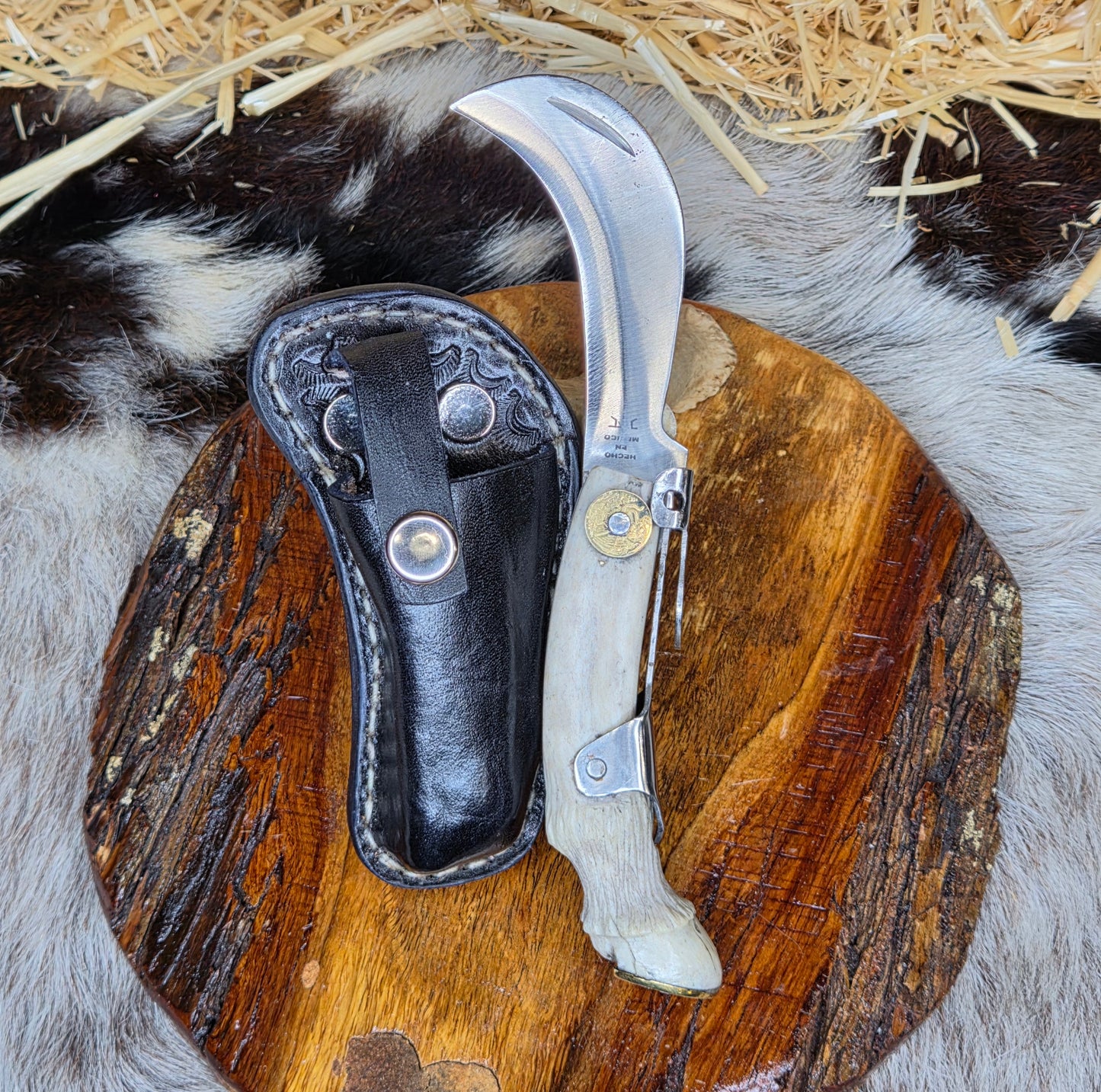 Tranchete Pata de Caballo Cuerno de Venado T32