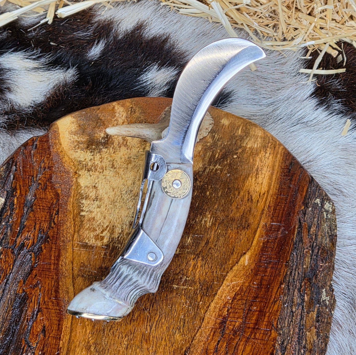Tranchete Pata de Caballo Cuerno de Venado T36