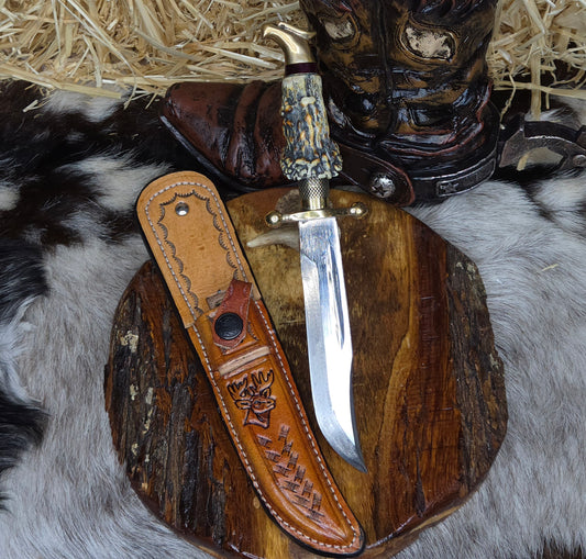Cuchillo Cuerno de Venado Aguila B21